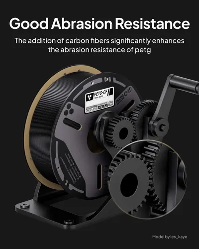 Filamento Petg De Fibra De Carbono Elegoo, 1,75 Mm, Negro, 1