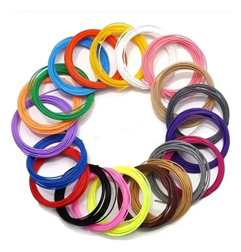 Filamentos Repuesto Lápiz 3d 1.75mm 10 Metros Colores Pla