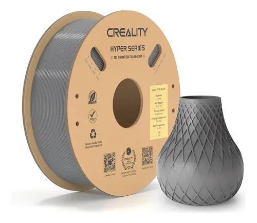 Filamento 3d Hyper Petg Creality 1 Kg 1.75mm 300mm/s Gris