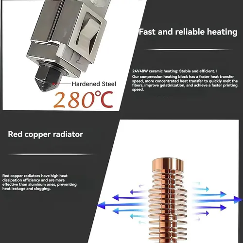 Hotend Mejorado Para Adventurer 5m Ad5m
