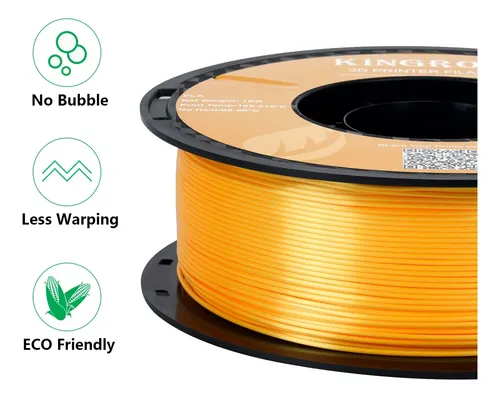 Filamento Para Impresora 3d Kingroon Silk Pla, 1,75 Mm, 1 Kg