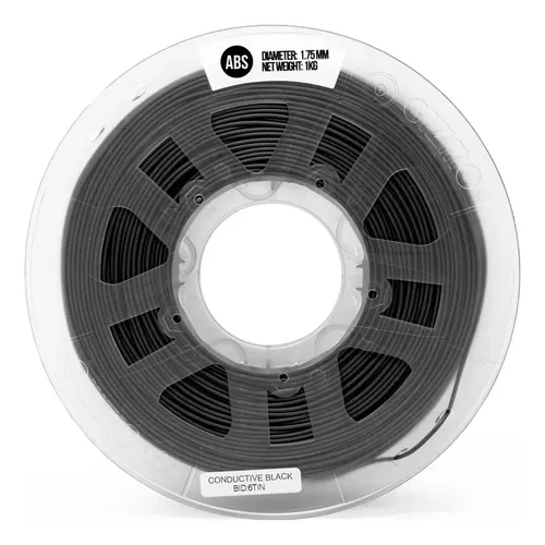 Filamento Abs De 175 Mm Y 175 Mm, 1 Kg (22 Libras) Para 3d, Negro