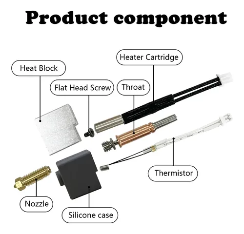 Kit Extrusor De Impresión Hotend Para Impresora 3d, Dnpj