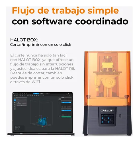 Combo Impresora 3d Creality Halot R6+curadora Lavadora Uw-03