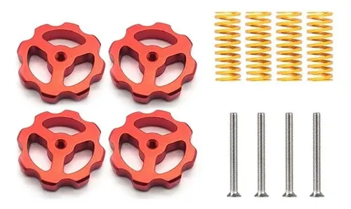 Kit Nivelador Resorte Y Tornillos Para Cama Caliente Negra