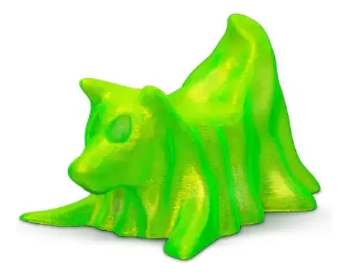 Filamento Petg Translucido Verde Neon 1kg