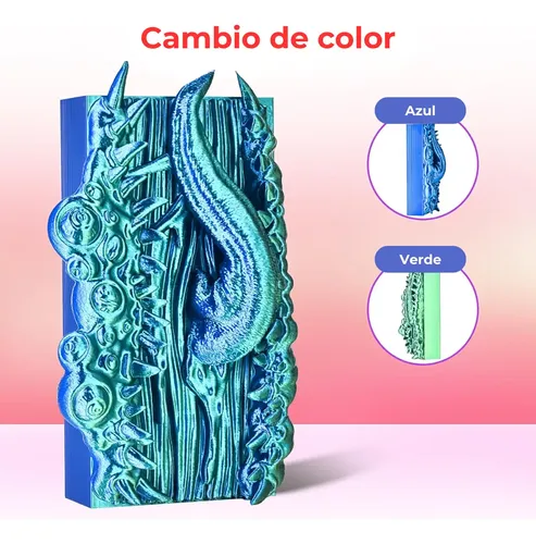 Filamento Impresora 3d Pla+ High Speed Dual Silk Fremover