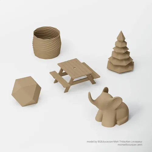 Filamento 3d Elegoo Pla 1.75 Mm 1kg Madera Relleno
