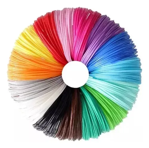 Filamento PLA 1.75mm 5m x10 Colores Para Lápiz 3D Compatibles GST3D