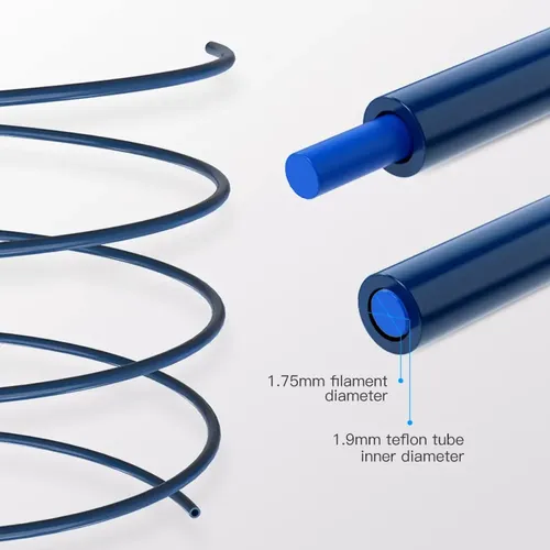 Tubo De Teflón Creality Capricorn 2 M Ptfe Bowden 1.75 Mm En