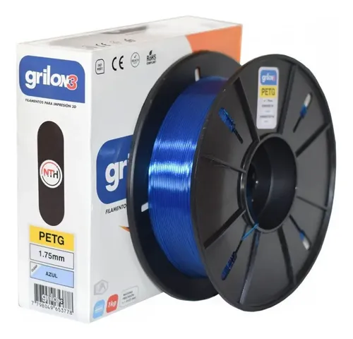 Filamento 3D Grilon3 PETG de 1.75mm y 1kg natural