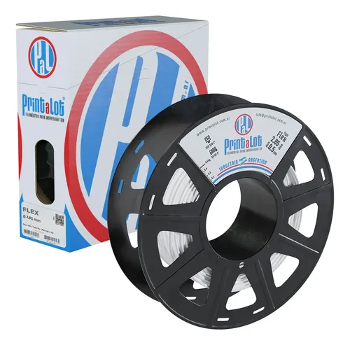 Filamento Flexible 2,85 Mm X 500 Grs :: Printalot Color Blanco