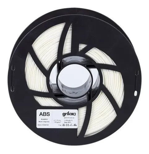 Filamento Abs 1.75mm Grilon3 1kg Impresora 3d – Colores Color Negro