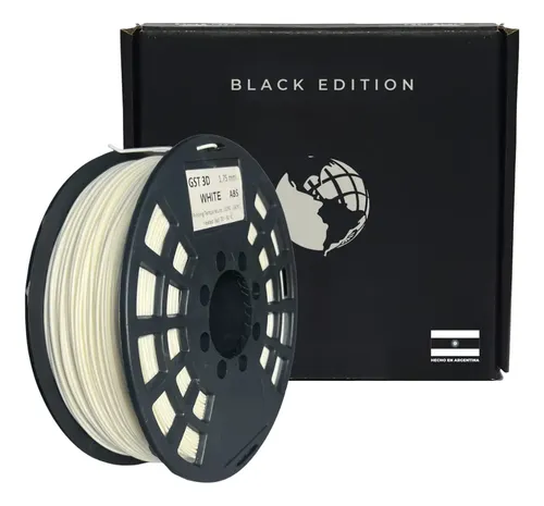Filamento Gst3d Pla+ Premium 1.75mm 1kg 320m () Color Blanco