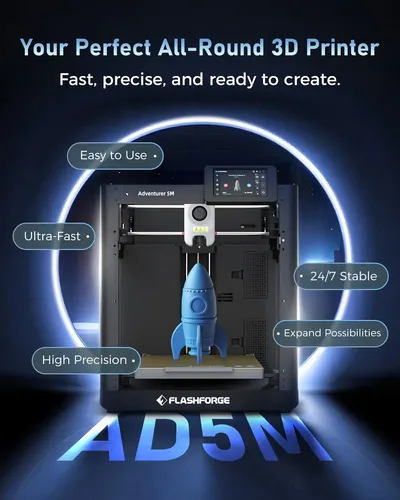 3d Printer Flashforge Ad5x Multi-color Corexy 600mm/s