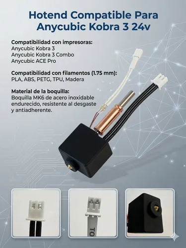 Hotend Compatible Para Anycubic Kobra 3