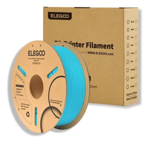 Filamento Pla Elegoo 1 Kg 1.75mm Impresora 3d No Enredos Color Azul Cielo