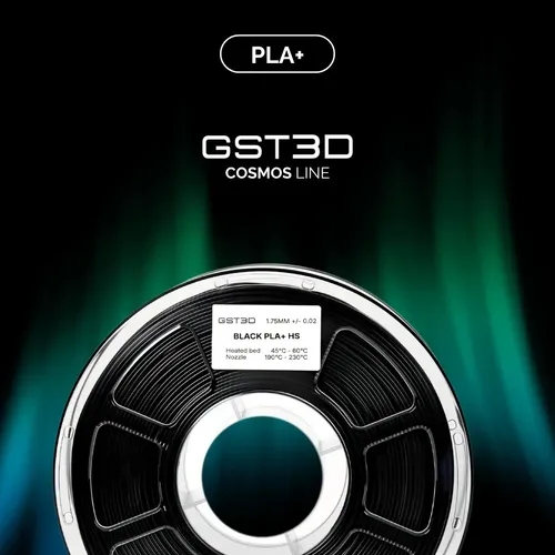 Filamento Pla+ High Speed Gst3d Cosmos 1kg 1.75mm Amarillo