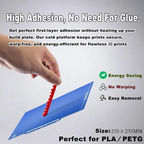 Placa Flexible Magnética Pei 235x235mm Para Impresión 3d
