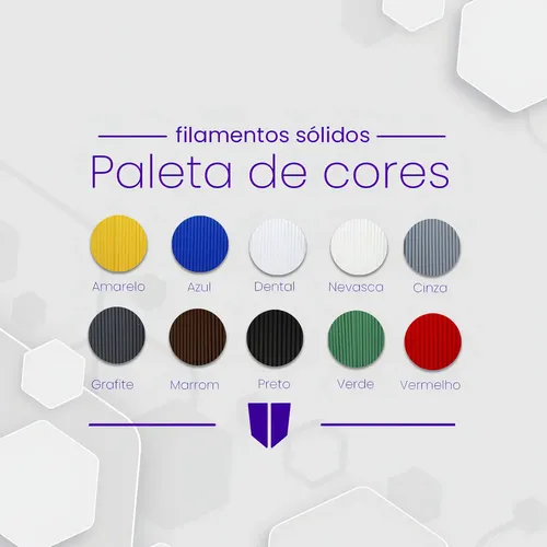 Filamento Petg Cores Volt3D, 1 kg, color negro