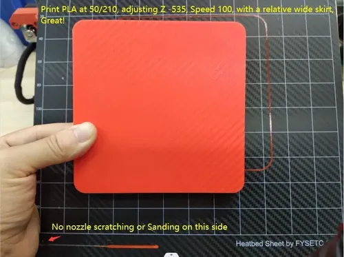 Placa De Impresión Fysetc Prusa Mk52 Mk3s+ Mk4 253,8 X 241 M