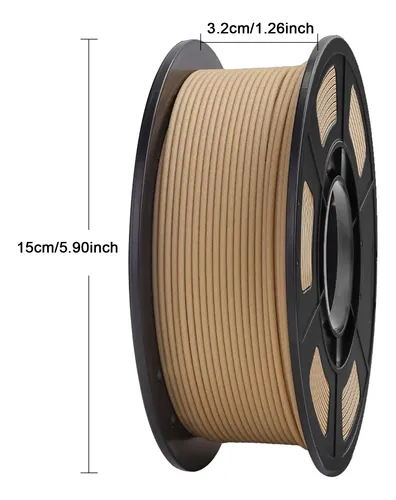 Filamento Pla Madera, 1.75 Mm 200g Para Impresora 3d