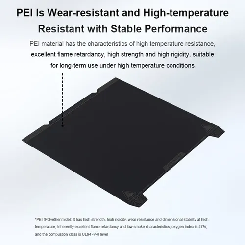 Placa De Construcción Pei Lisa Ender-3v3 Se K1, 235 X 235 Mm