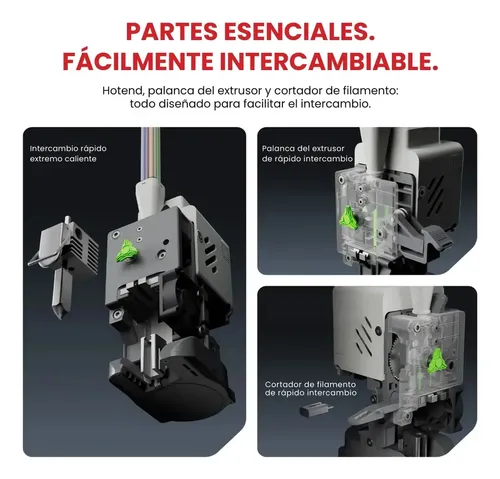 Impresora 3d Creality Sparkx I7 Combo Multicolor