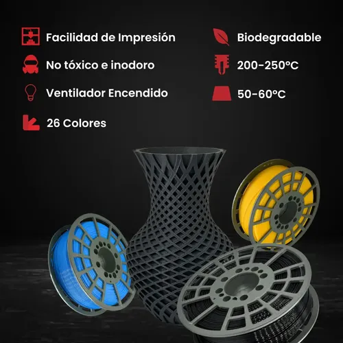 Filamento GST3D PLA+ 1.75mm 1kg Nafta Super Azul Petróleo