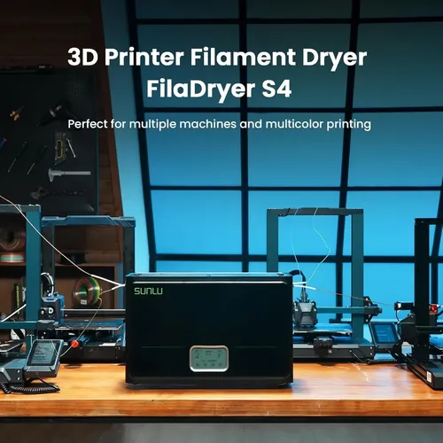 Secador De Filamento 3d Sunlu S4 – Capacidad 4 Bobinas, 350w Con Embalaje Adicional
