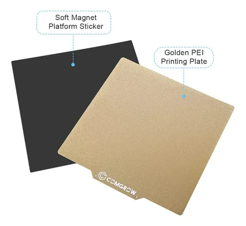 Hoja Pei 235x235mm Creality 3d Calentada Flexible