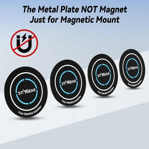 Placas Magnéticas Adhesivas Metal Para Soporte Satelital