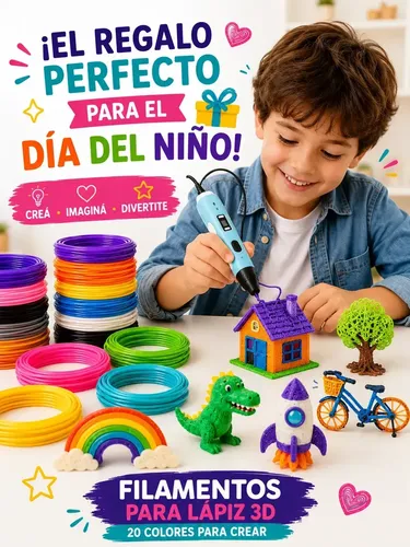 Repuesto Filamento Pla Lapiz 3d X100m 20 Colores