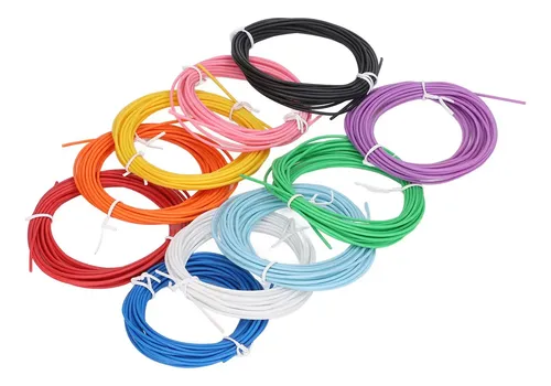 Pack Filamentos Repuesto Lapiz 3d 10 Colores 5m 1.75mm Pla