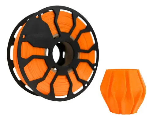 Filamento Pla Hellbot Ecofila 1kg 1.75mm Impresora 3d Color Naranja