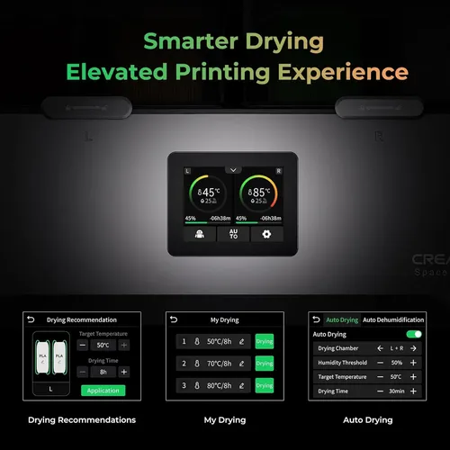 Secador Filamento 3d 4 Carretes 200w Calefacción 85°c