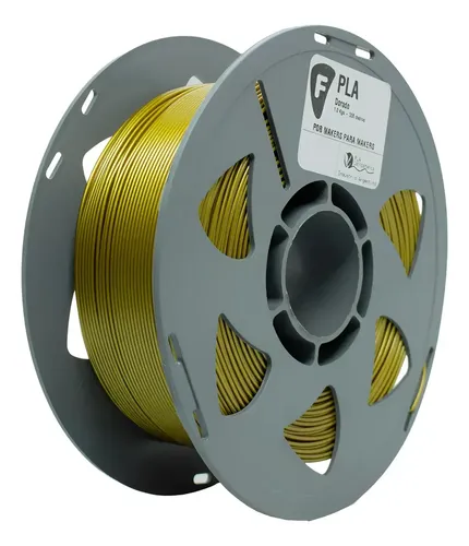 Filamento Filar Pla 1 Kg 1.75mm Impresora 3d *capas3d* Dorado