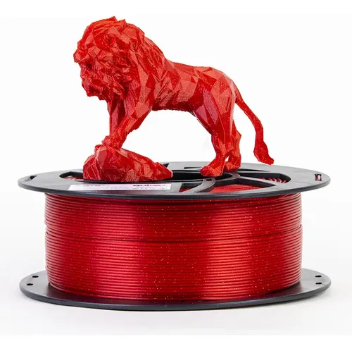 Filamento 3D PLA Grilon3 1.75mm Rojo Roby 1kg Astra Glitter