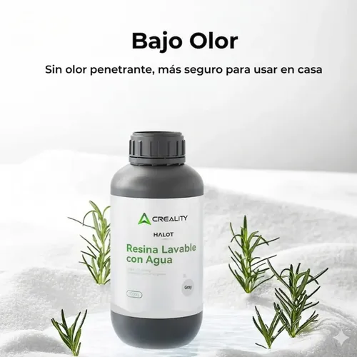 Resina Para Impresion 3d Lavable Al Agua Wash Piel Skin 1kg