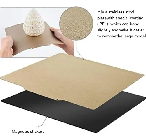 Hoja De Impresión Pei Flexible Magnética Para Impresora 3d 1