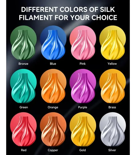 Filamento Pla Seda Sunlu 1kg 1.75mm Oro Brillante