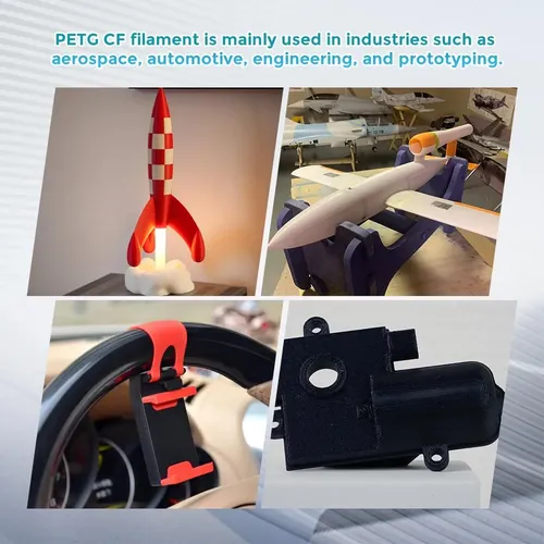 Filamento Para Impresora 3d Voxelab De Fibra De Carbono Petg