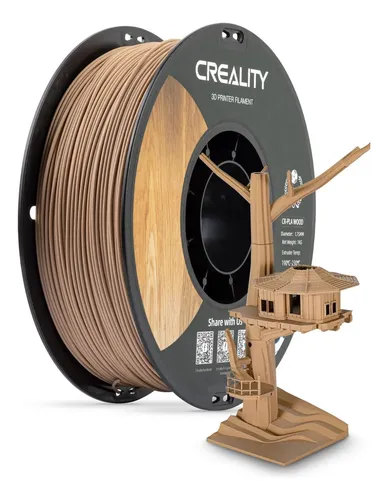 Filamento Pla Creality Wood 1.75mm 1kg Acabado Madera
