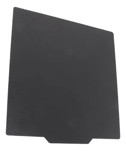 Placa Pei Pet Build De Fibra De Carbono Lisa Con Textura Fle
