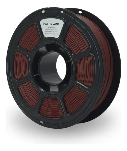 Filamento Pla High Speed Gst3d Lite 1.75mm 1kg Impresión 3d Vino