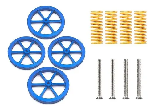 Kit Nivelador Resorte Y Tornillos Para Cama Caliente Negra