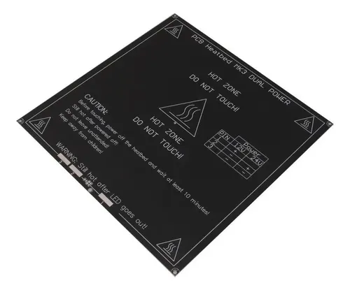 . Impresora 3d Cama Calefactada De Aluminio Placa