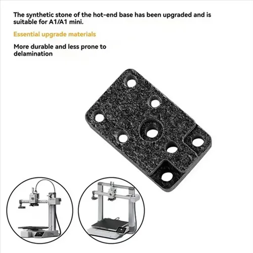 Base De Bloque Aislante Para Montaje Hotend A1/a1