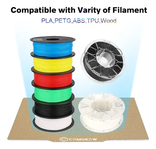 Hoja Pei 235x235mm Creality 3d Calentada Flexible
