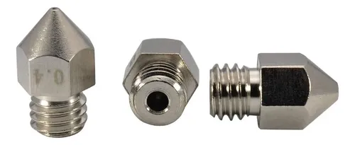 3 Boquillas Latón Resistentes 0 4mm Para Impresora 3d